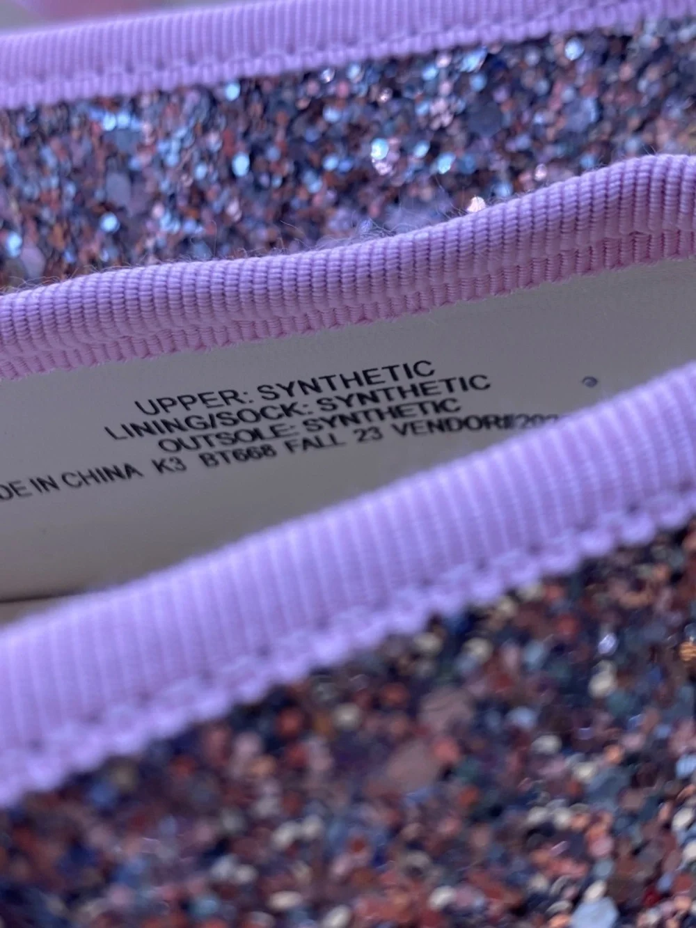 Crewcuts Pink Glitter Ballet Flats - New with tags